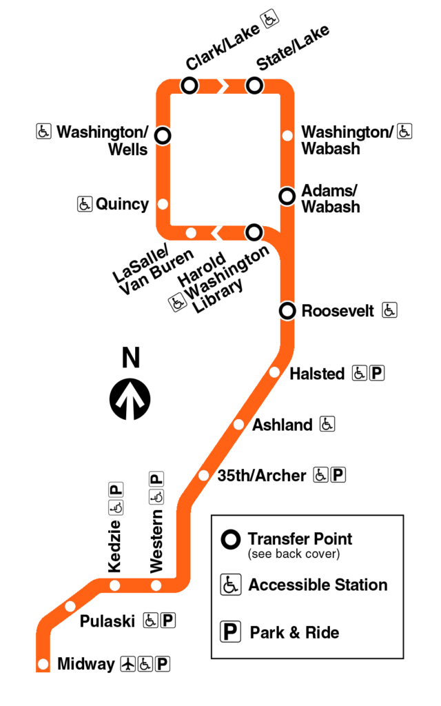 orange line stops